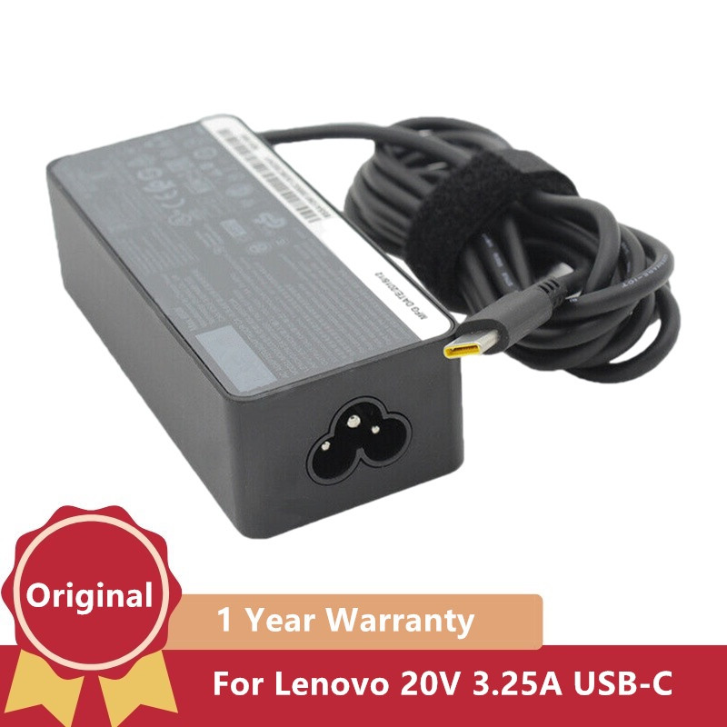 Laptop Charger - 100% Original 65W 20V 3.25A TypeC