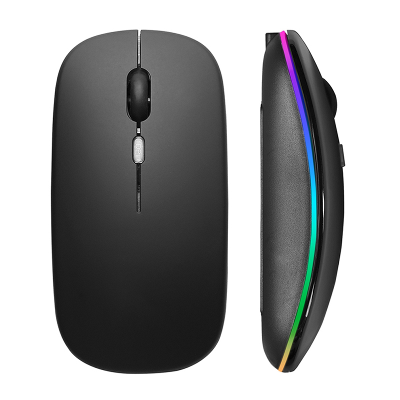 Laptop Mouse - Souris sans fil rvb Rechargeable USB