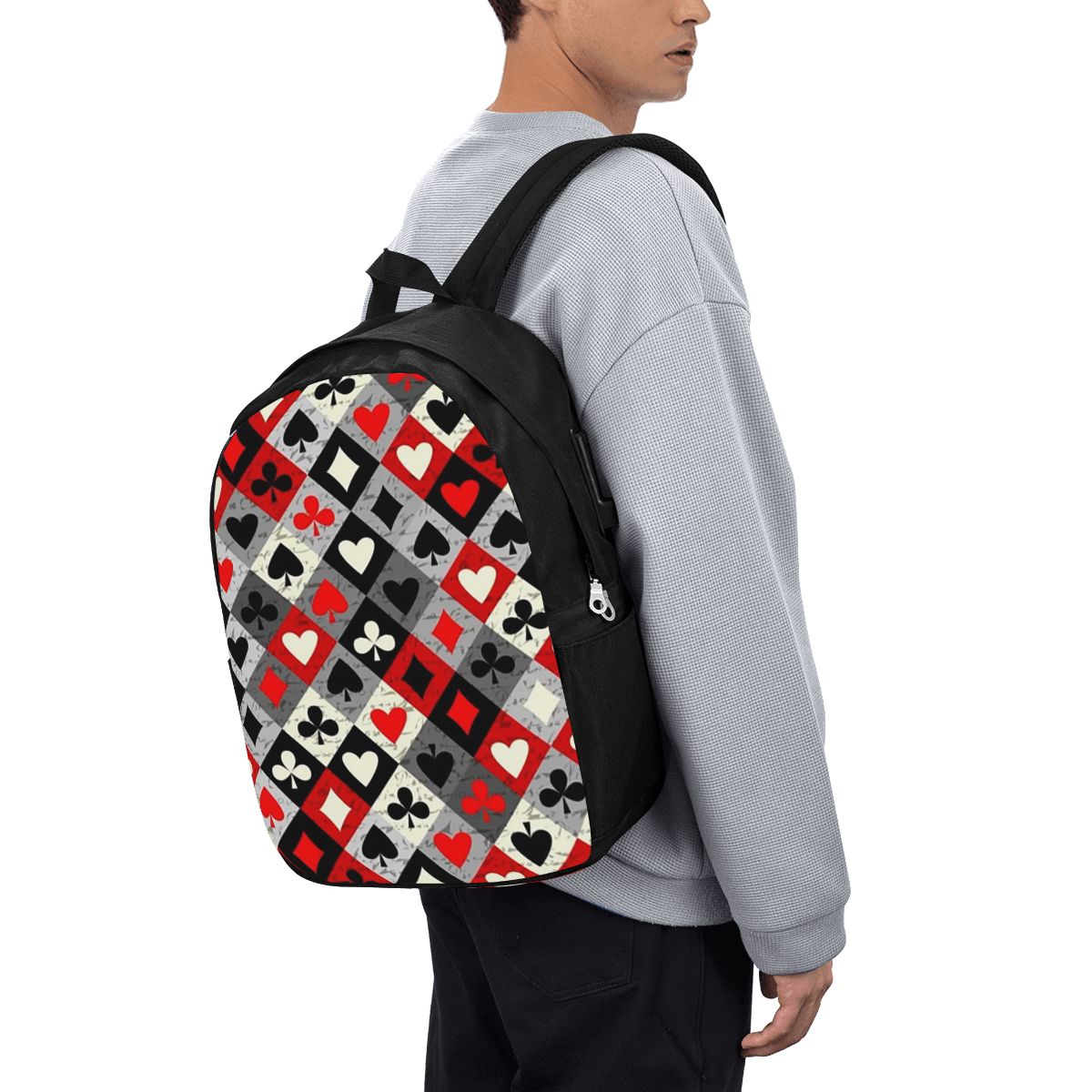 Laptop Bag - Sac à dos imprimé cartes à
