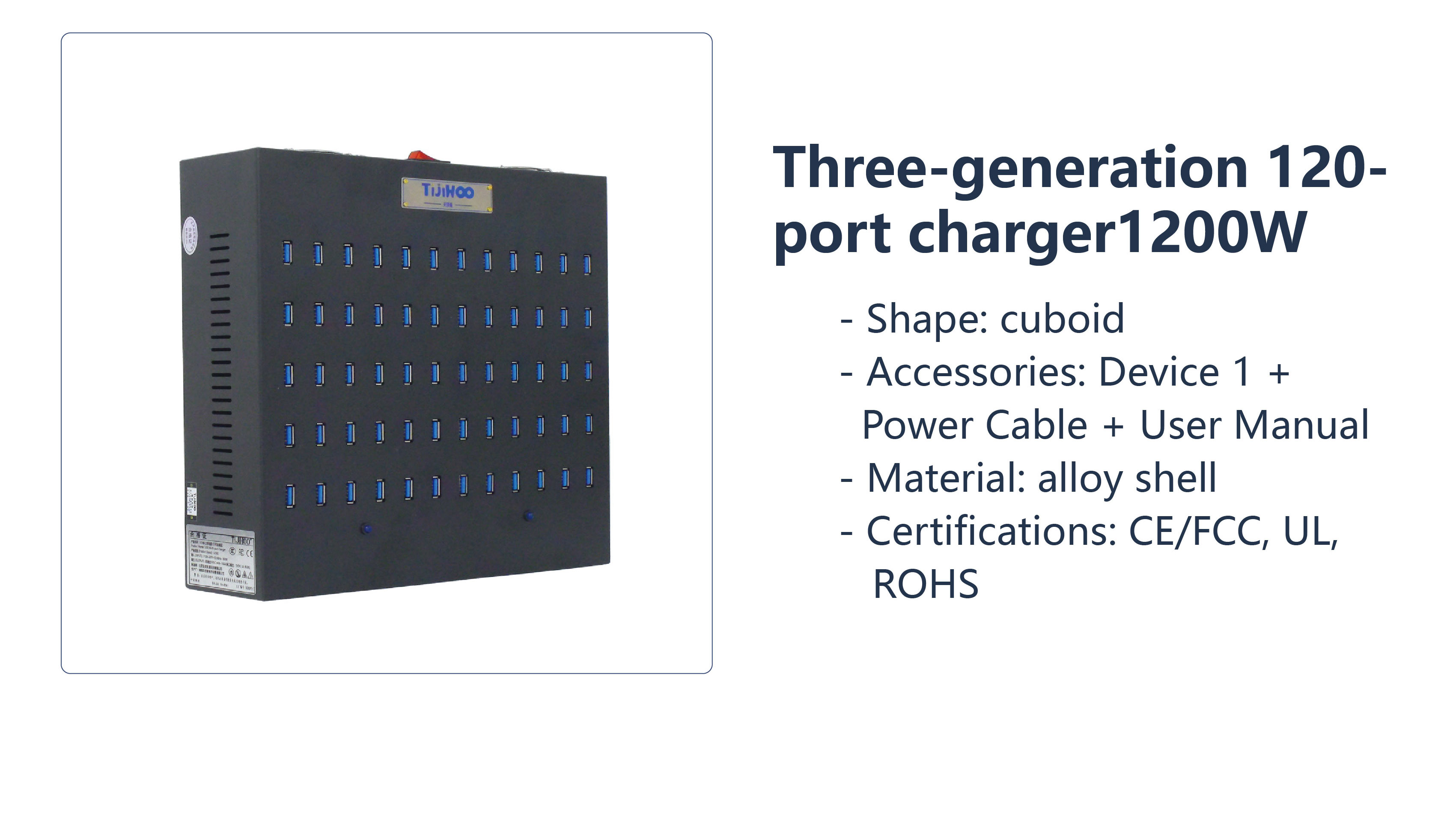 Usb Hub - Boîtier en alliage UH40-2, concentrateur USB