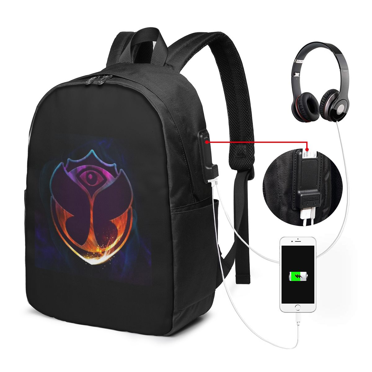 Laptop Bag - Sac à dos Tomorrowland Butterfly, sac