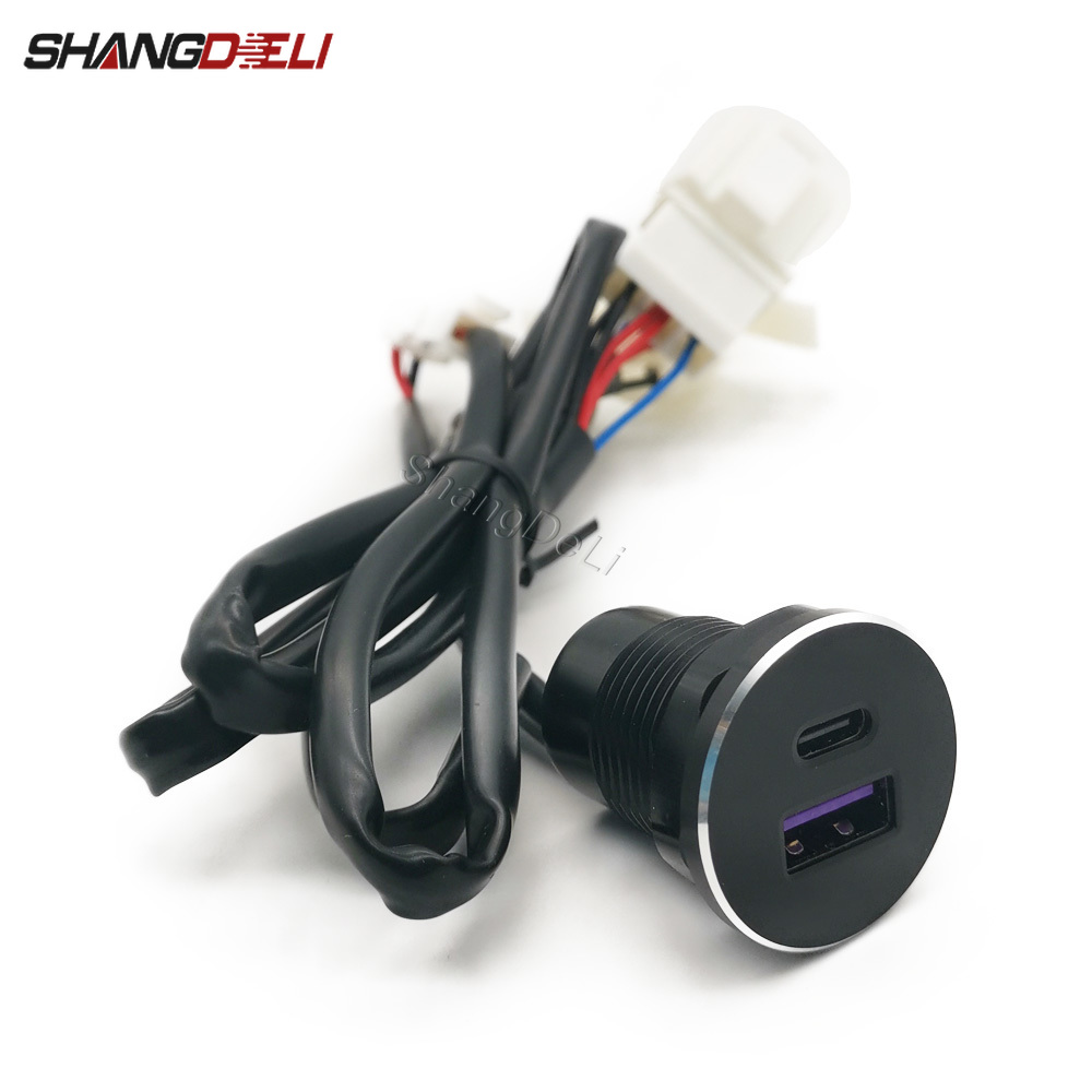 Usb C Hub - Chargeur de voiture double USB 1
