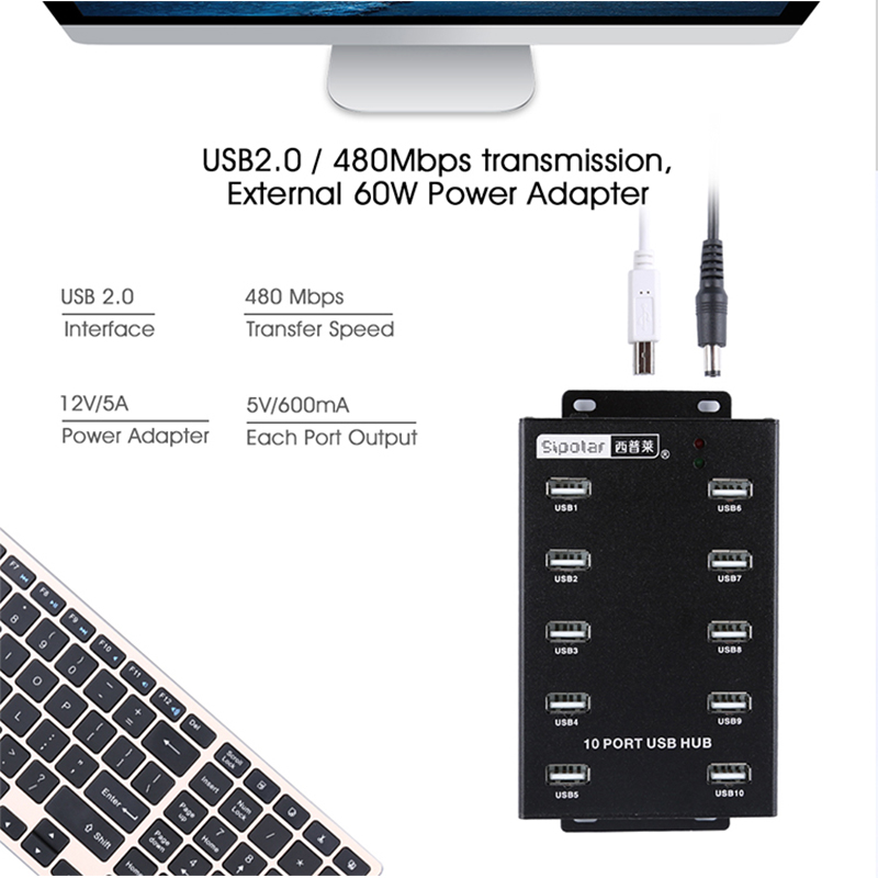 Hub USB de bureau Sipolar A-30 - Usb Hub avis et prix