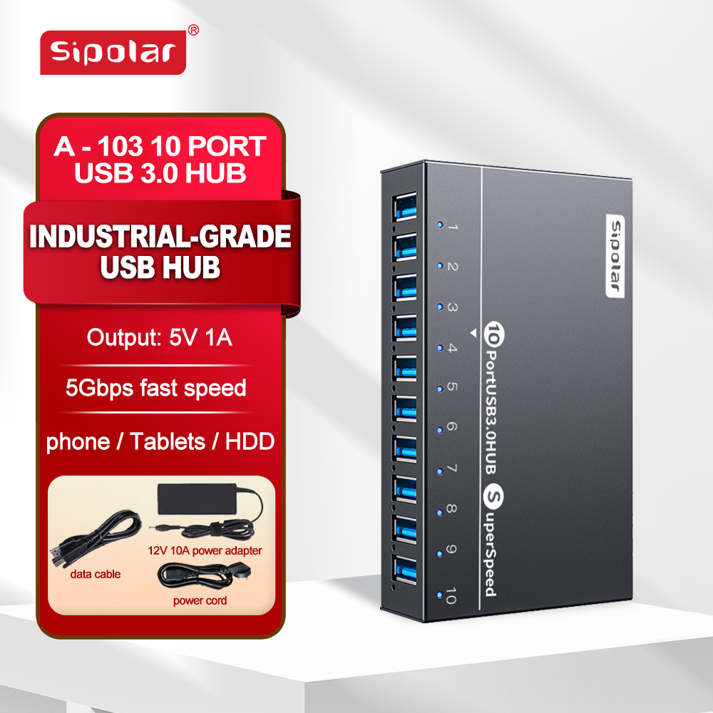 Hub USB 3.0 Sipolar A103 à 10  - Usb Hub avis et prix