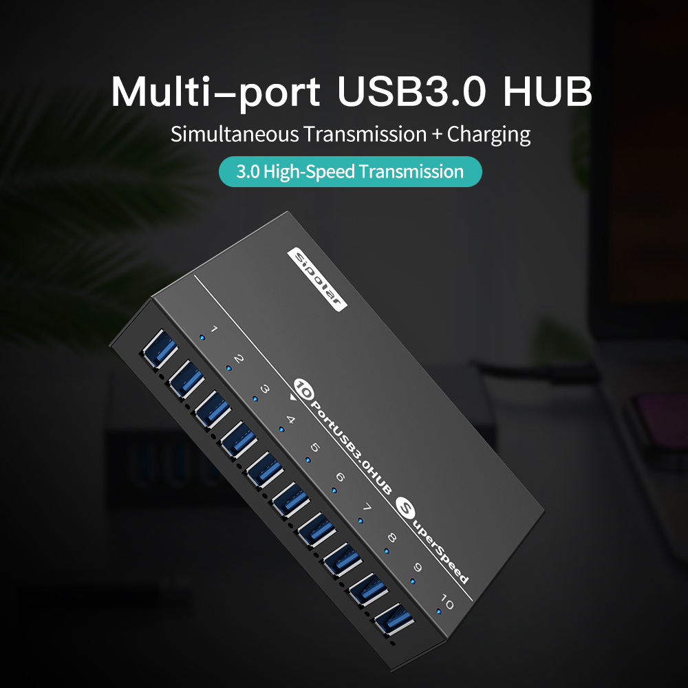 Hub USB 3.0 Sipolar A103 à 10  - Usb Hub avis et prix
