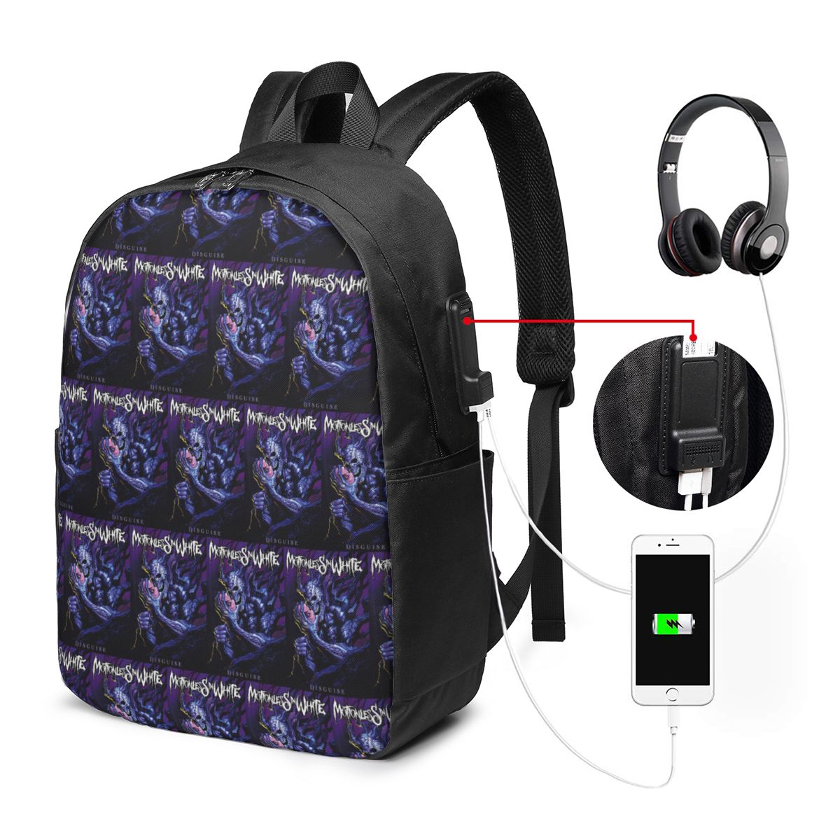Sac à dos Motionless In White, - Laptop Bag avis et prix