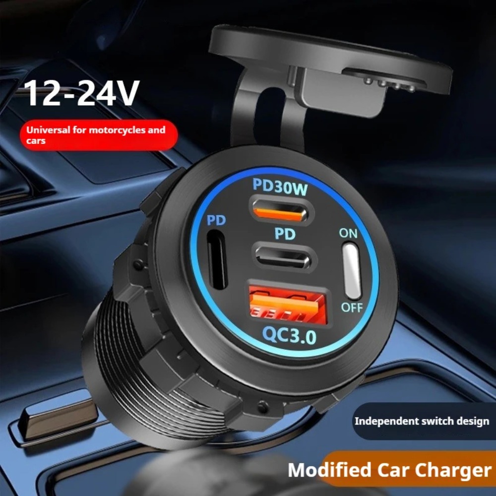 Chargeur de voiture 83W PD QC3 - Usb C Hub avis et prix