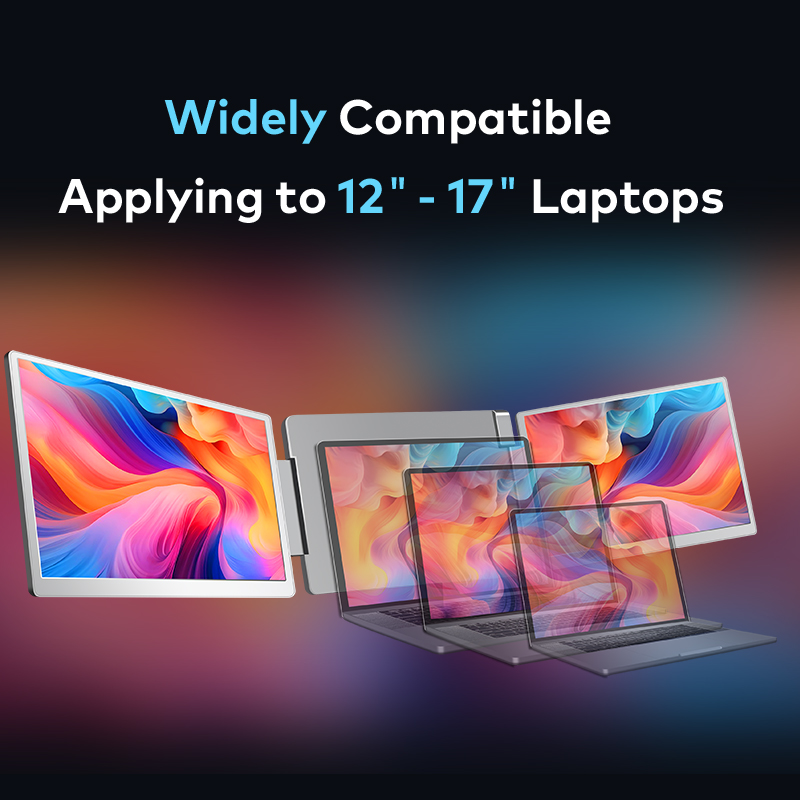 Moniteur LCD Portable à double - Laptop Stand avis et prix