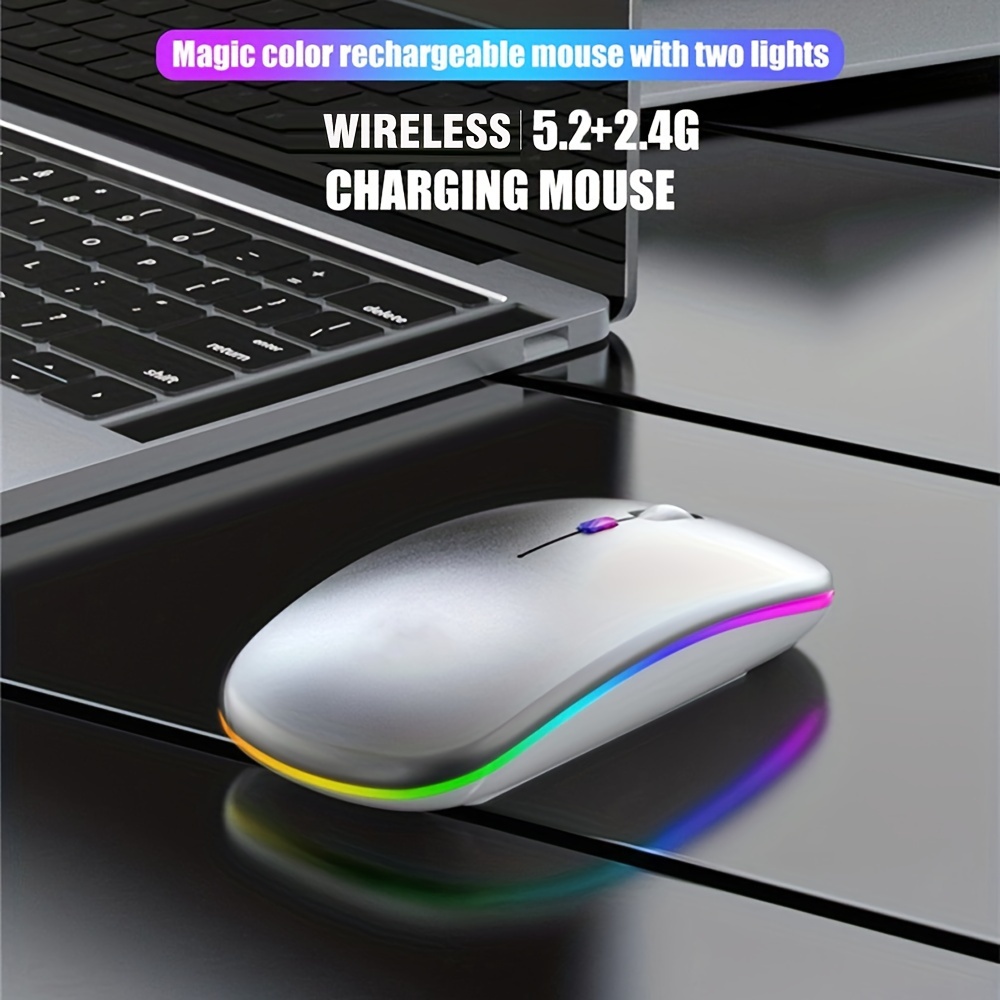 Souris sans fil rvb Rechargeab - Laptop Mouse avis et prix