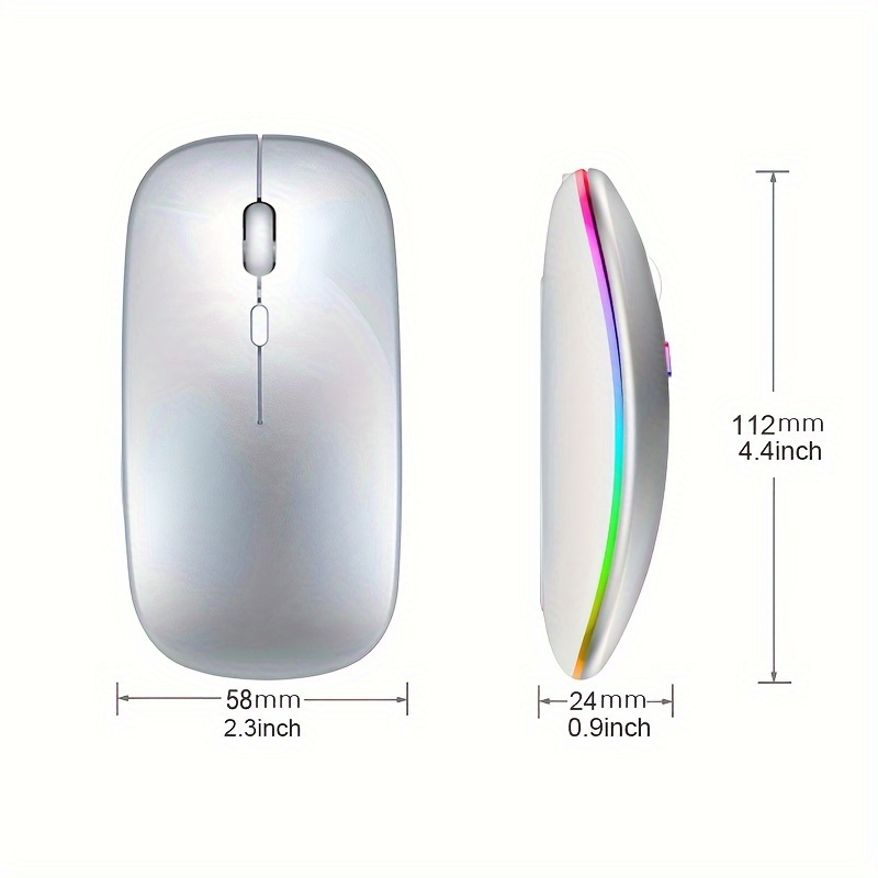 Souris sans fil rvb Rechargeab - Laptop Mouse avis et prix