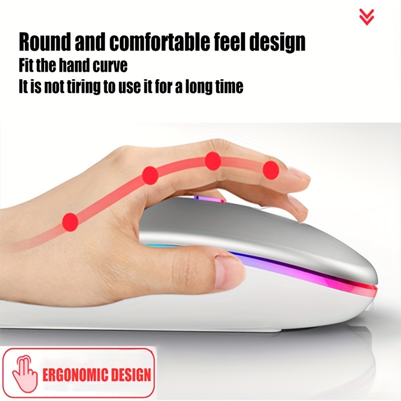 Souris sans fil rvb Rechargeab - Laptop Mouse avis et prix