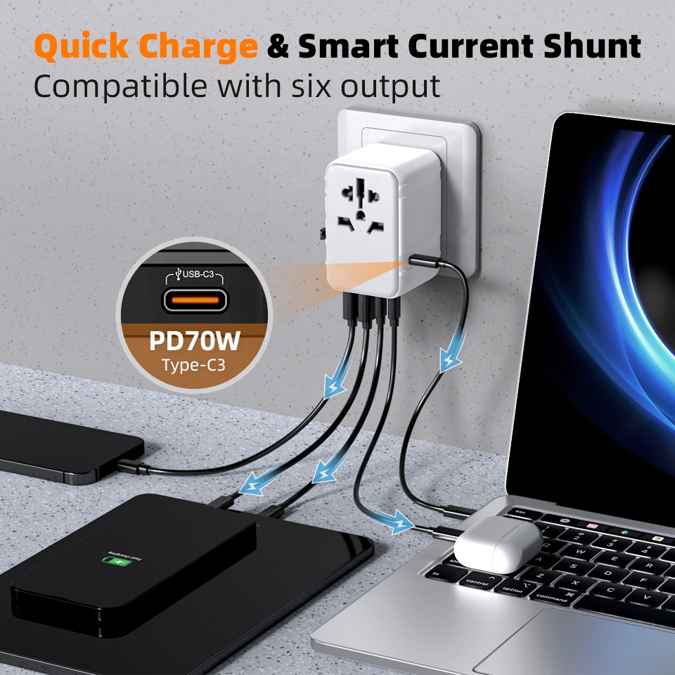 Adaptateur de prise murale uni - Laptop Charger avis et prix