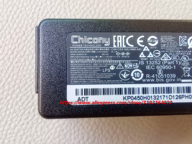 Chargeur d'origine pour ordina - Laptop Charger avis et prix