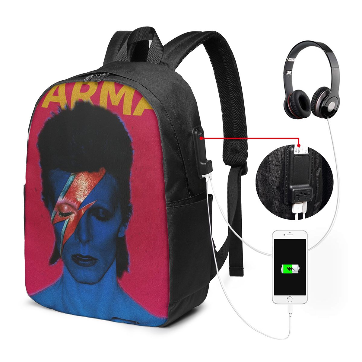Sac à dos Davids Bowied, sac d - Laptop Bag avis et prix
