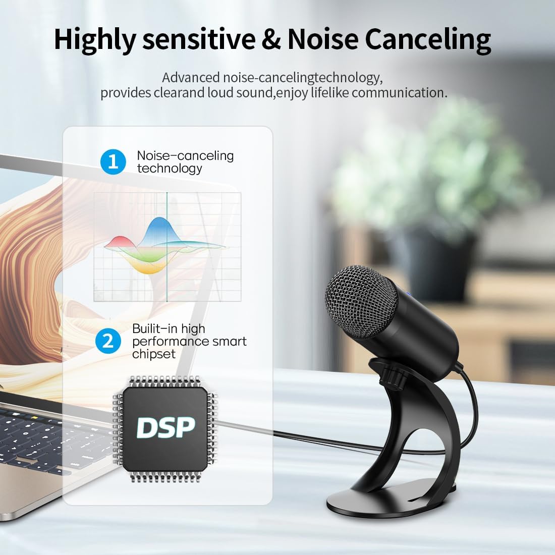 Microphone USB professionnel à - Usb Hub avis et prix