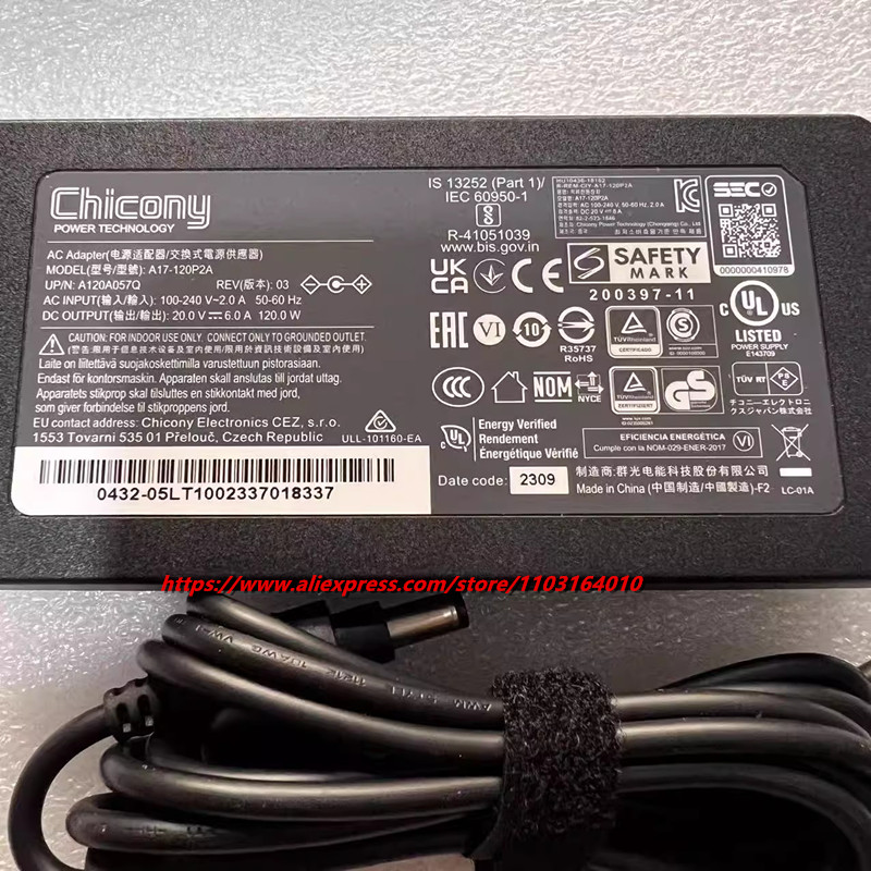 A17-120P2A A120A0061P Original - Laptop Charger avis et prix